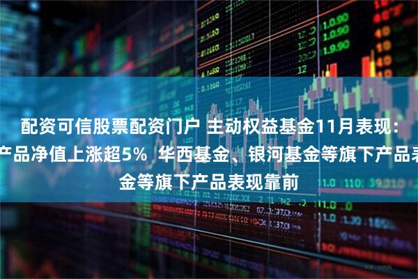 配资可信股票配资门户 主动权益基金11月表现：20余只产品净值上涨超5%  华西基金、银河基金等旗下产品表现靠前